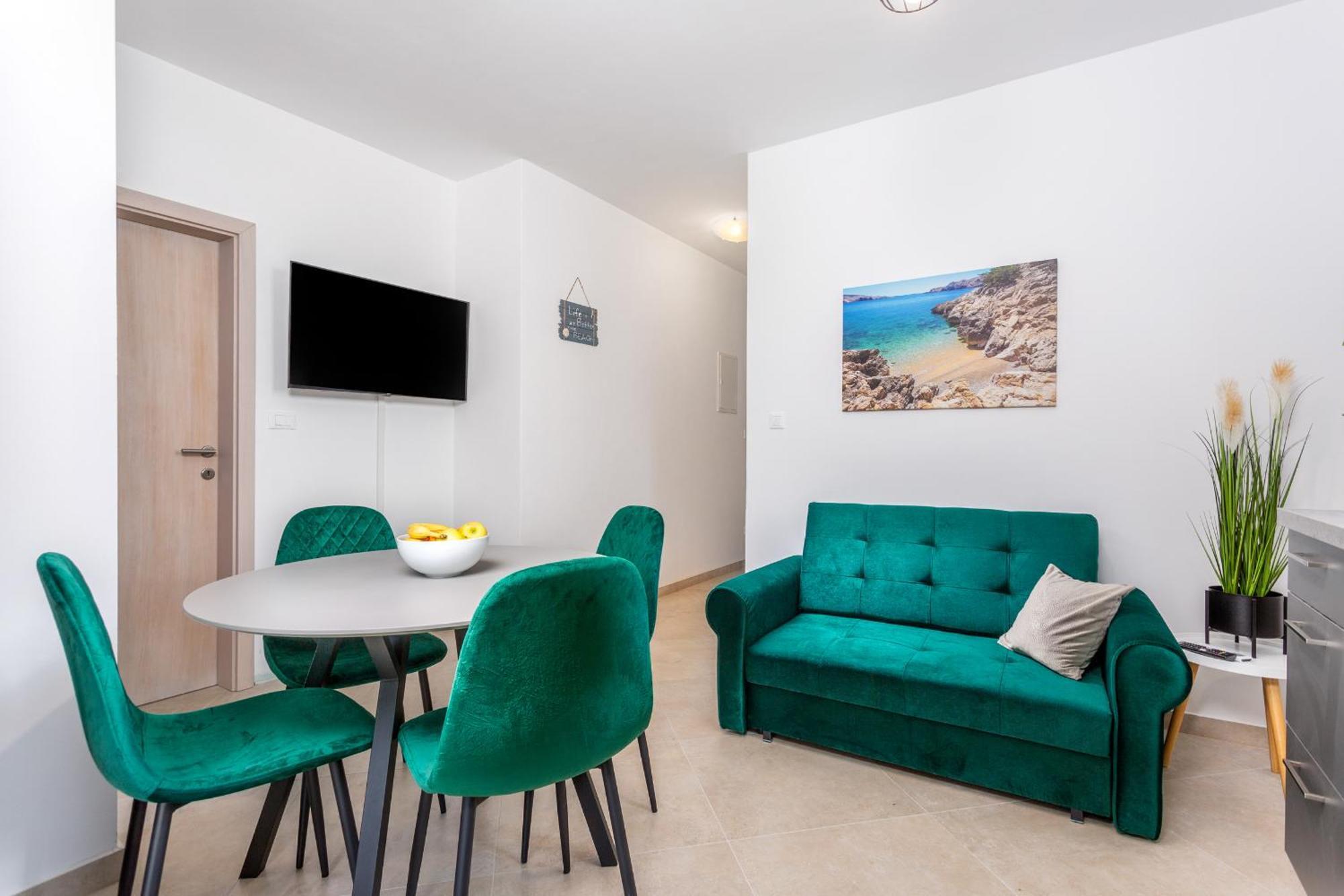 Divine Apartments Baška Exteriör bild